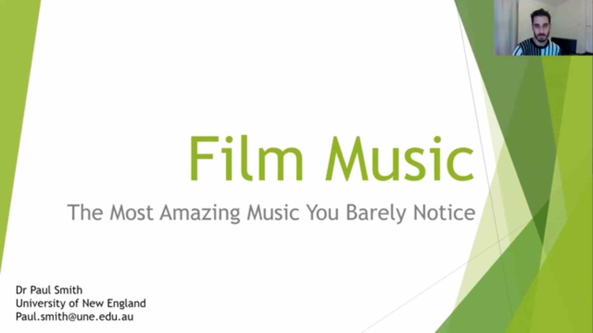 Film Music: The most amazing music you barely notice