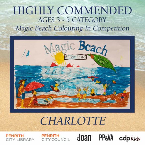 Magic Beach Colouring-In Competition - Charlotte