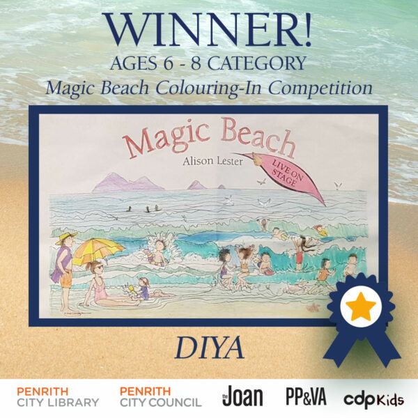 Magic Beach Colouring-In Competition Winner - Diya