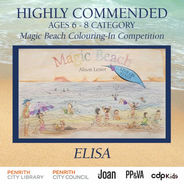 Magic Beach Colouring-In Competition - Elisa