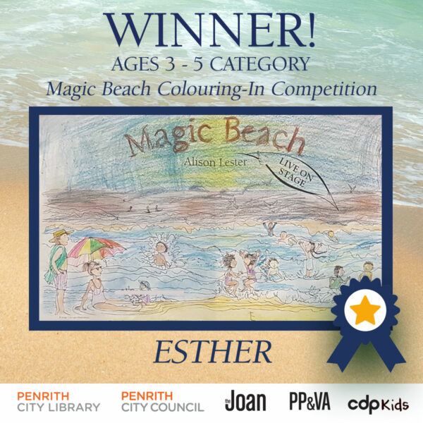 Magic Beach Colouring-In Competition Winner - Esther