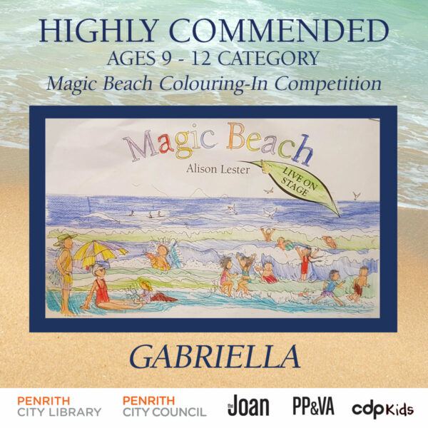 Magic Beach Colouring-In Competition - Gabriella