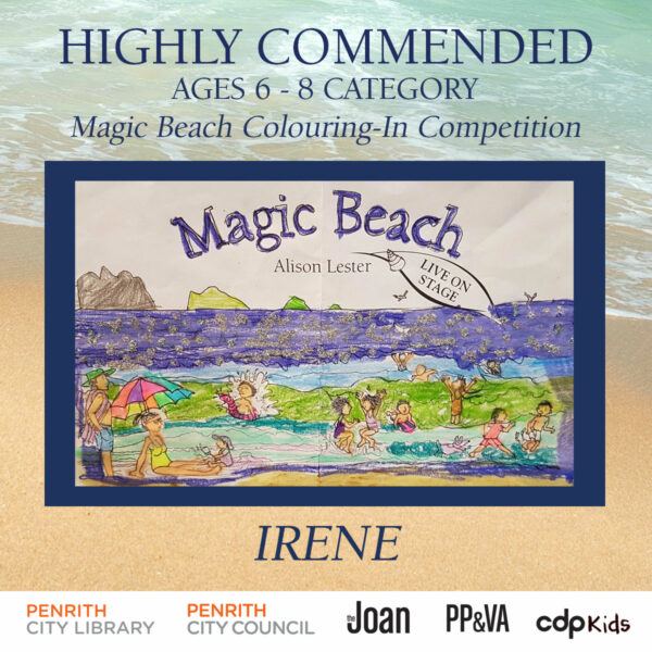 Magic Beach Colouring-In Competition - Irene