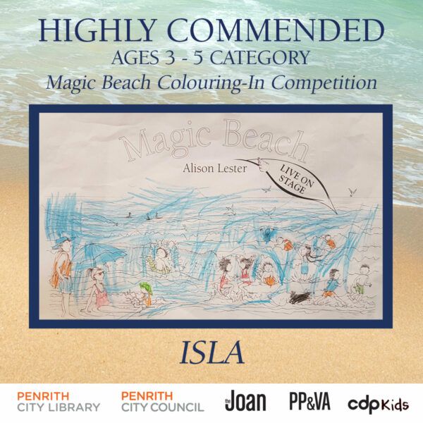 Magic Beach Colouring-In Competition - Isla