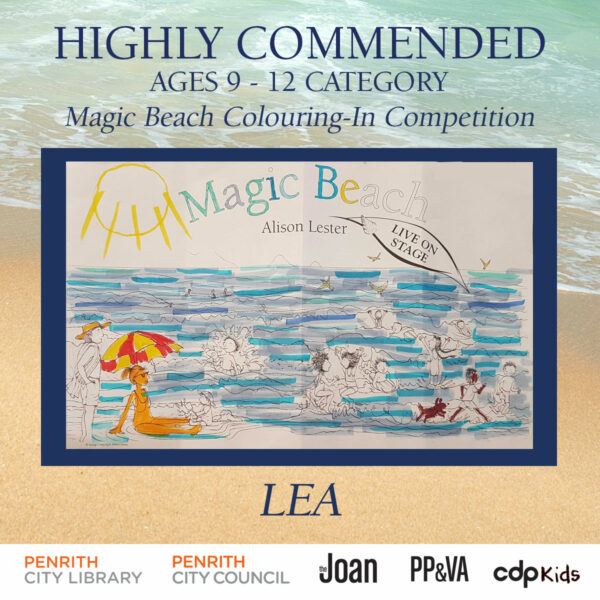 Magic Beach Colouring-In Competition - Lea