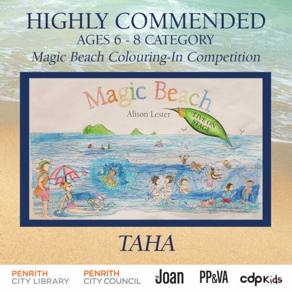 Magic Beach Colouring-In Competition - Taha