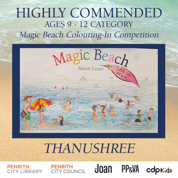 Magic Beach Colouring-In Competition - Thanushree