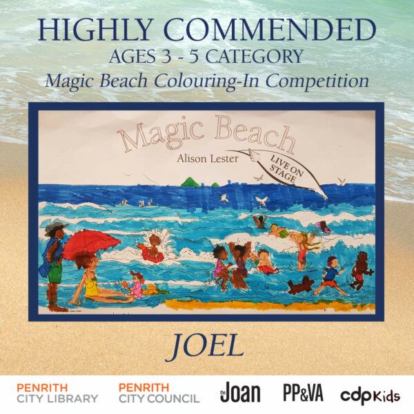 Magic Beach Colouring-In Competition - Joel