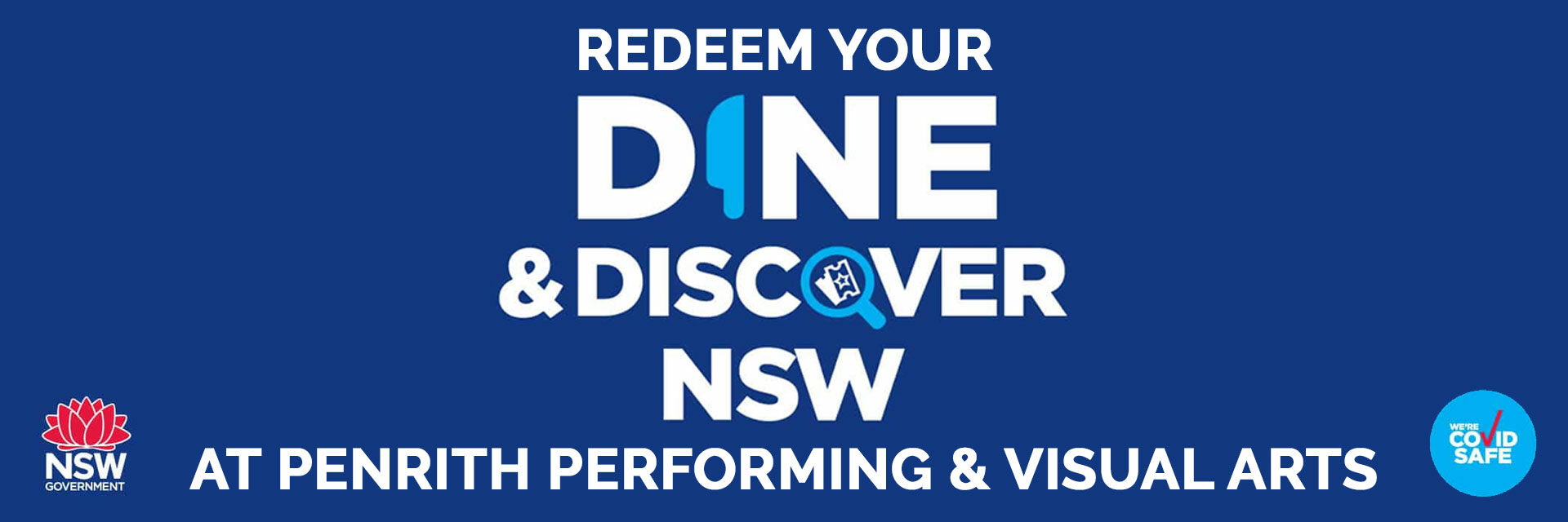 We Accept Dine & Discover NSW Vouchers