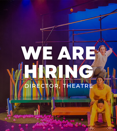 We are hiring <br>Director, Theatre