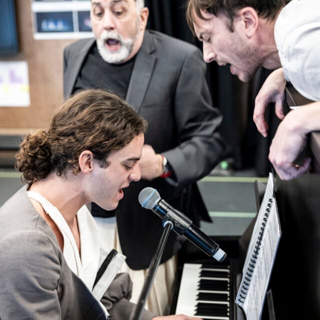 Tomáš Kantor, Keith Agius and Mike Howlet. Photo by Brett Boardman.