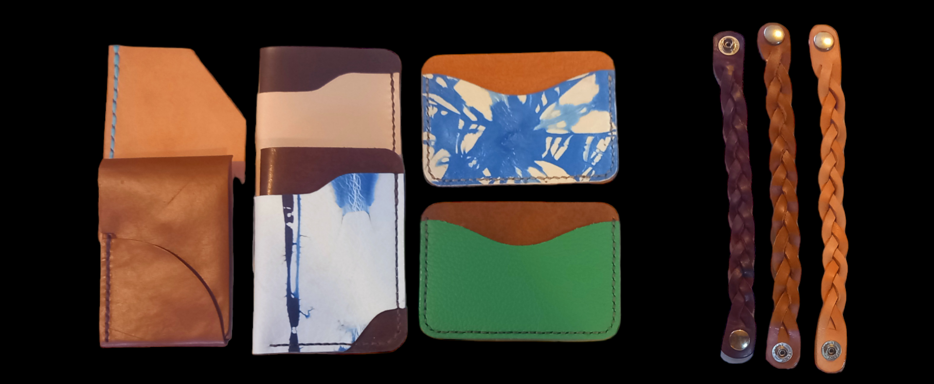 Art Attack: Plaited Leather Cuff & Card Wallet