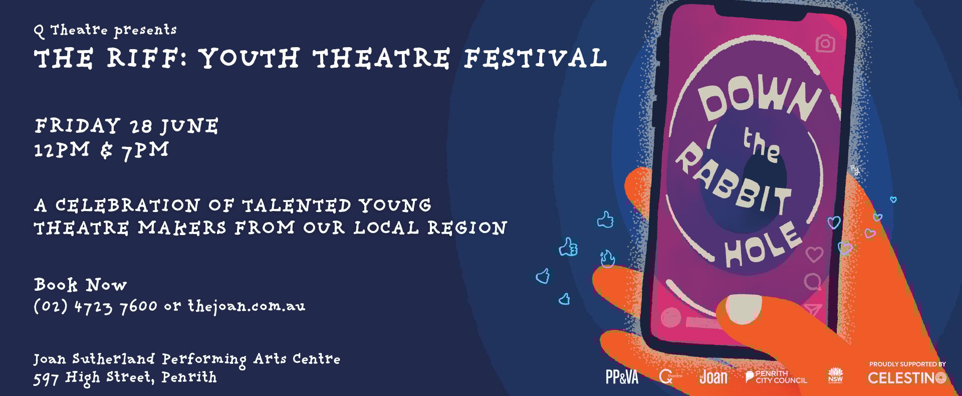The Riff: Youth Theatre Festival 2024  – Down the Rabbit Hole