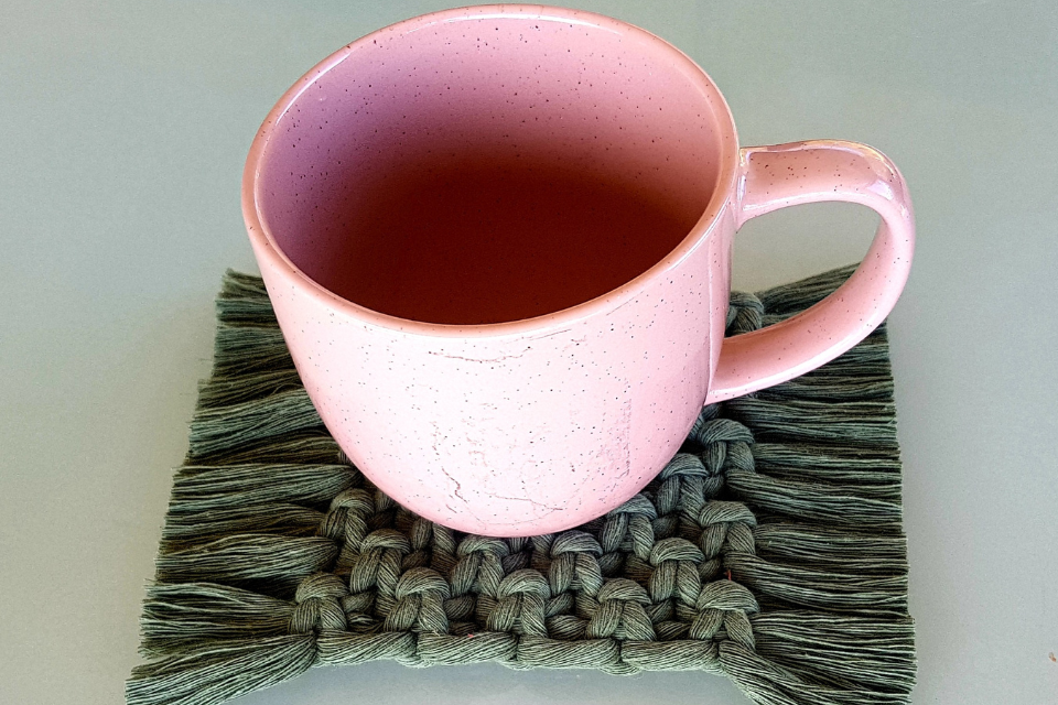 Art Attack: Macrame Mug Rug