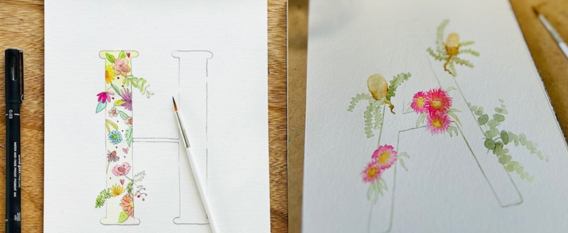 Art Attack:  Watercolour Florals