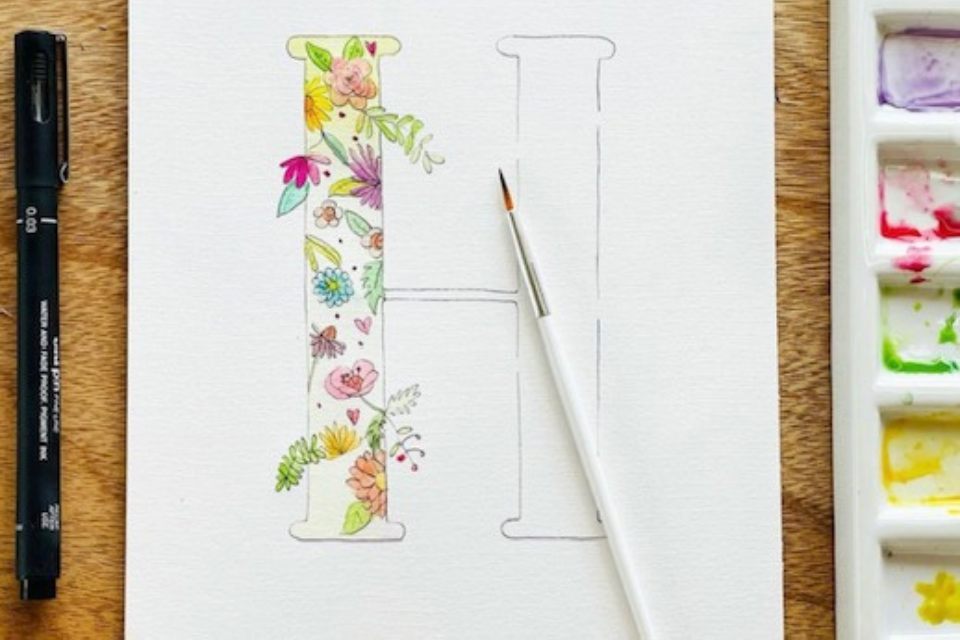 Art Attack:  Watercolour Florals