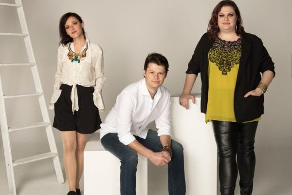 Team Photo for Ria, Christine and Ross Pirrelli