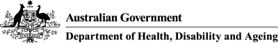 DEPT Health, Disability and Ageing Logo