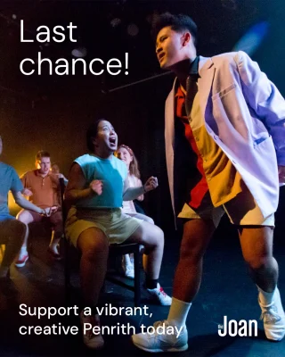 EOFY ends today ‼️ Now is your chance to continue supporting #thejoan for a creative Western Sydney  By donating, you help us to pay our creatives, commission new work, and continue building opportunities for audiences to experience the arts  All donations of $2 or more are tax deductible 💸 Donate today via link in bio!