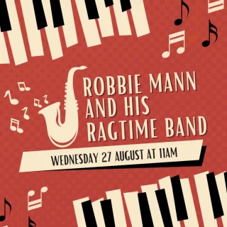 Last chance! Don't miss Australia's stride and ragtime piano virtuoso Robbie Mann and his band in a jubilant morning of rags, blues & early jazz at The Joan this Wednesday. Tickets include morning tea served from 10am.  Watch the clip to get a taste of Robbie's talent and secure your tickets now at the link our bio.  #TheJoan #MorningMusicConcerts #MorningMelodies #RobbieMann #Ragtime #Jazz