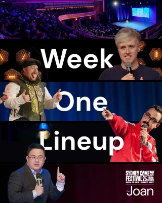 @sydneycomedyfestival THIS WEEK AT THE JOAN!  Kicking things off, join us for the Sydney Comedy Festival Gala tonight! (21st not 22nd*) Featuring a dazzling line-up of the Festival’s funniest international stars, Australian legends and next-big-things in comedy, the Gala is the premier comedy event in Sydney’s cultural calendar.  Tickets still available but SELLING FAST!  Get yours for @dnlfoxx @shitfacedshakespeare @drjasonleong & @danmuggleton  🎟️ Link in bio
