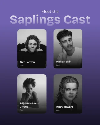 Meet the incredible cast of Saplings!  Through humour, honesty and heart, these exceptional  performers tell a powerful story inspired by the experiences of young people navigating Australia’s youth justice system.  Winner of the 2024 Sydney Theatre Award for Best Production for Young People, Saplings is a moving, thought-provoking production you won’t want to miss.  🗓️ 25 August | at 1pm and 7.30pm
🎟️ Book now via the link in our bio  🌱 
@samharmon_ 
@yirrindi 
@_maliyanblair_ 
@dardinn_howard