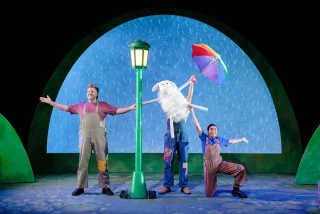 Take a sneak peak at, ‘Where is the Green Sheep?’ Showing for ages 1-6 and their families at The Joan 29 - 30 September! 🐑  Come along on a fun and fantastical journey joining three farmers on their sheep-finding quest, based on the beloved children’s book by Mem Fox and Judy Horacek.  This baa-rilliant show blends puppetry, animation and magical live action, co-created with and narrated by students from Bankstown West Public School.  Get your tickets at the link in bio 🔗